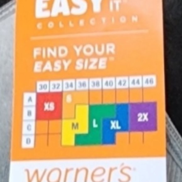 NWT WARNERS Wire Free Convertible Bra Large - Picture 11 of 11